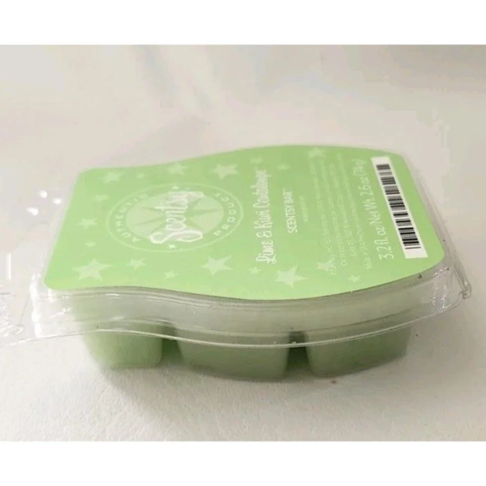 Scentsy Lime & Kiwi Cantaloupe Wax Bar Fragrance 3.2 fl oz Rare NIB